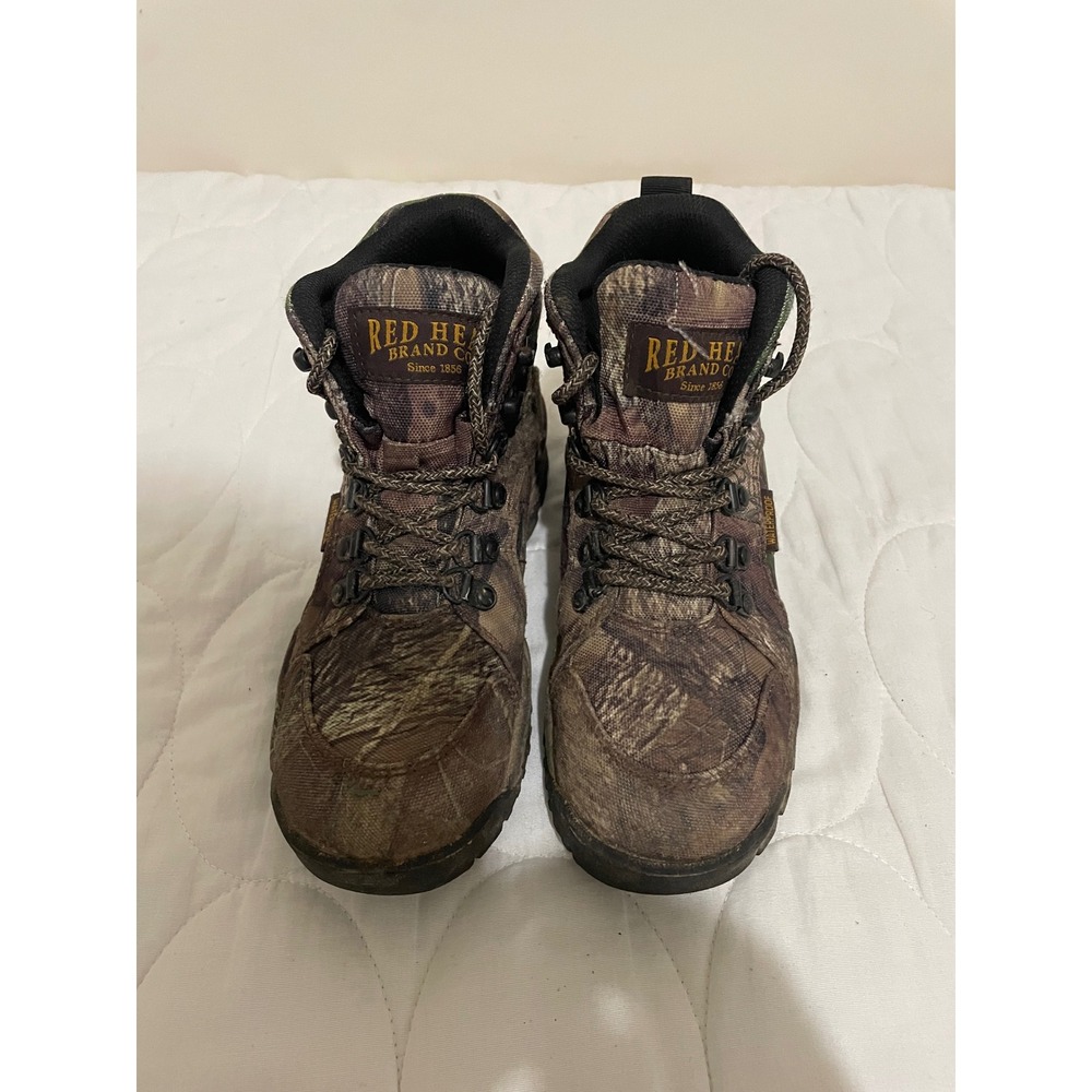 RedHead Kids Cougar II Hunting Boots True Timber Camo Waterproof Size 4 520770EK